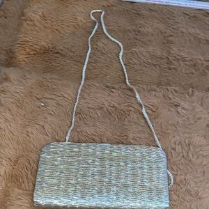 Kate Landry Shimmering Gold Clutch